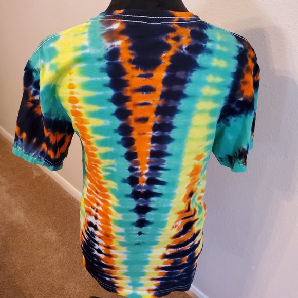 Tie Dye Boho bohemia unisex short sleeve T-shirt size S. 100% cotton. - Picture 6 of 13